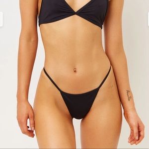 Frankie’s Bikinis -  Black Binx Bikini Bottom 🖤 Medium